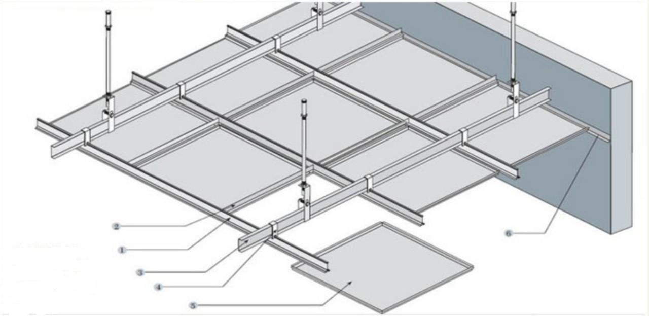 آموزش نصب تایل آلومینیومی سازه مخفی سقف کاذب به زبان ساده ؟