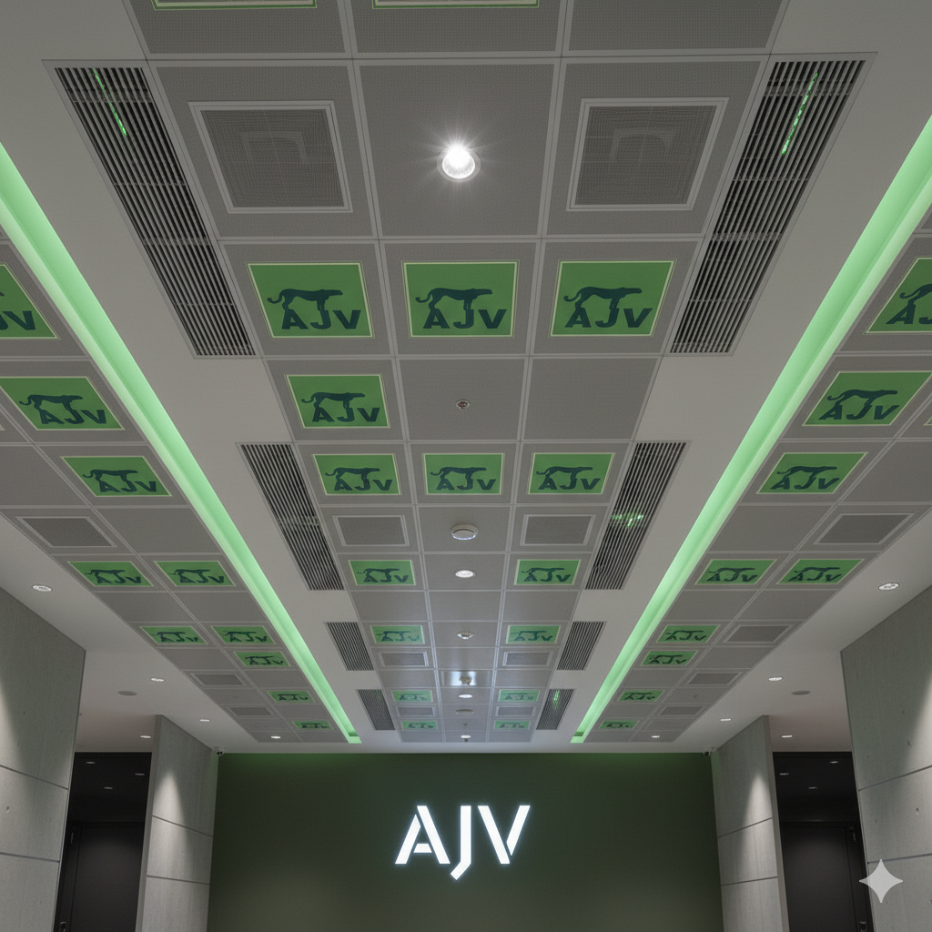 سیستم مدولار در سقف‌های آلومینیومی AJV