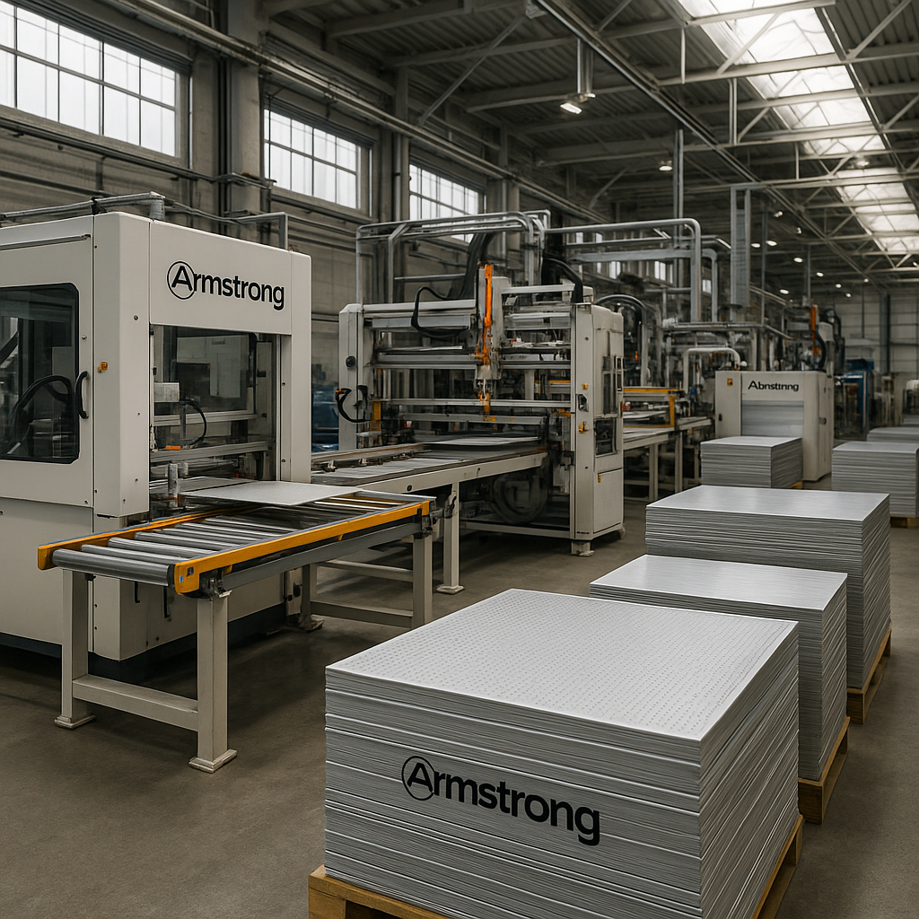 بررسی تولیدکنندگان تایل آلومینیومی سقف کاذب در جهان و نقش برند AJV در صادرات