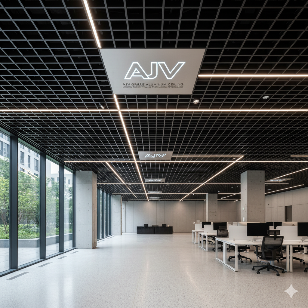 «سقف آلومینیومی گریلیوم AJV؛ ترکیب معماری مدرن و عملکرد مهندسی