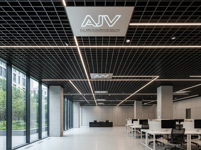 «سقف آلومینیومی گریلیوم AJV؛ ترکیب معماری مدرن و عملکرد مهندسی