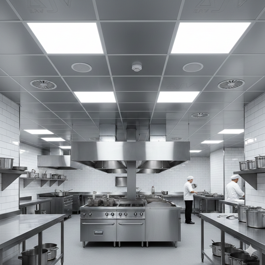 بررسی چرخه عمر سقف‌های آلومینیومی AJV؛ از تولید تا بازیافت و نگهداری بلندمدت