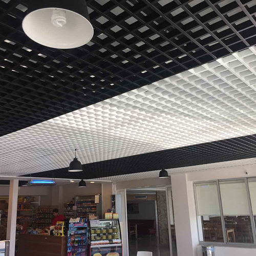 روش های نصب تایل  آلومینیومی سلول باز یا گریلیوم