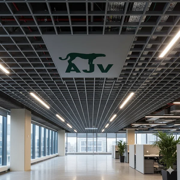 سقف آلومینیومی گریلیوم AJV؛ طراحی مدرن با عملکرد فنی بالا