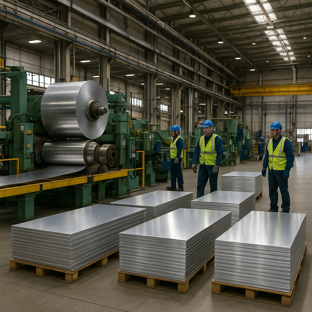 تولید‌کنندگان ورق آلومینیومی در ایران: معرفی و نقش برند AJV