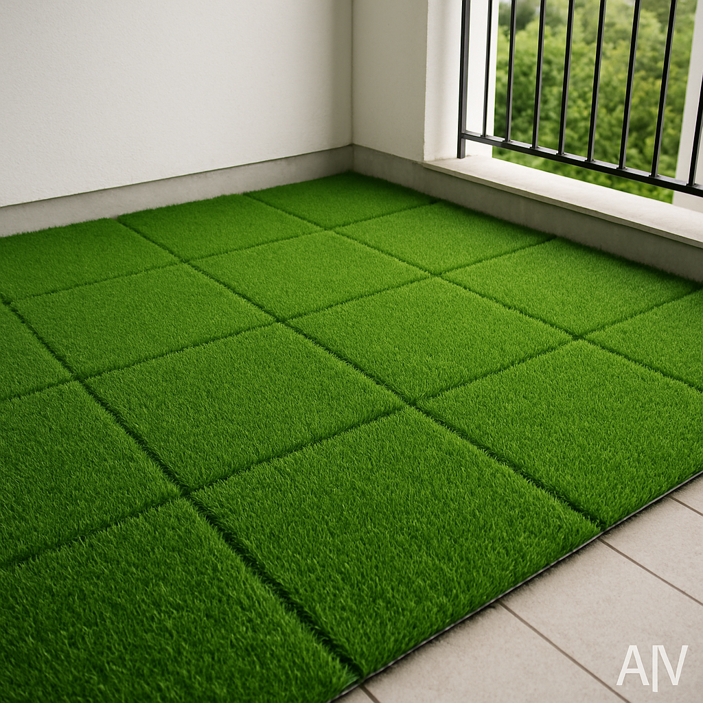 قیمت چمن مصنوعی مدل تایل سایز ۳۰×۳۰: