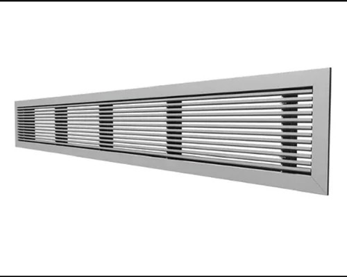 دریچه آلومینیومی خطی پرتاب باد یا فن کویلی ای جی وی