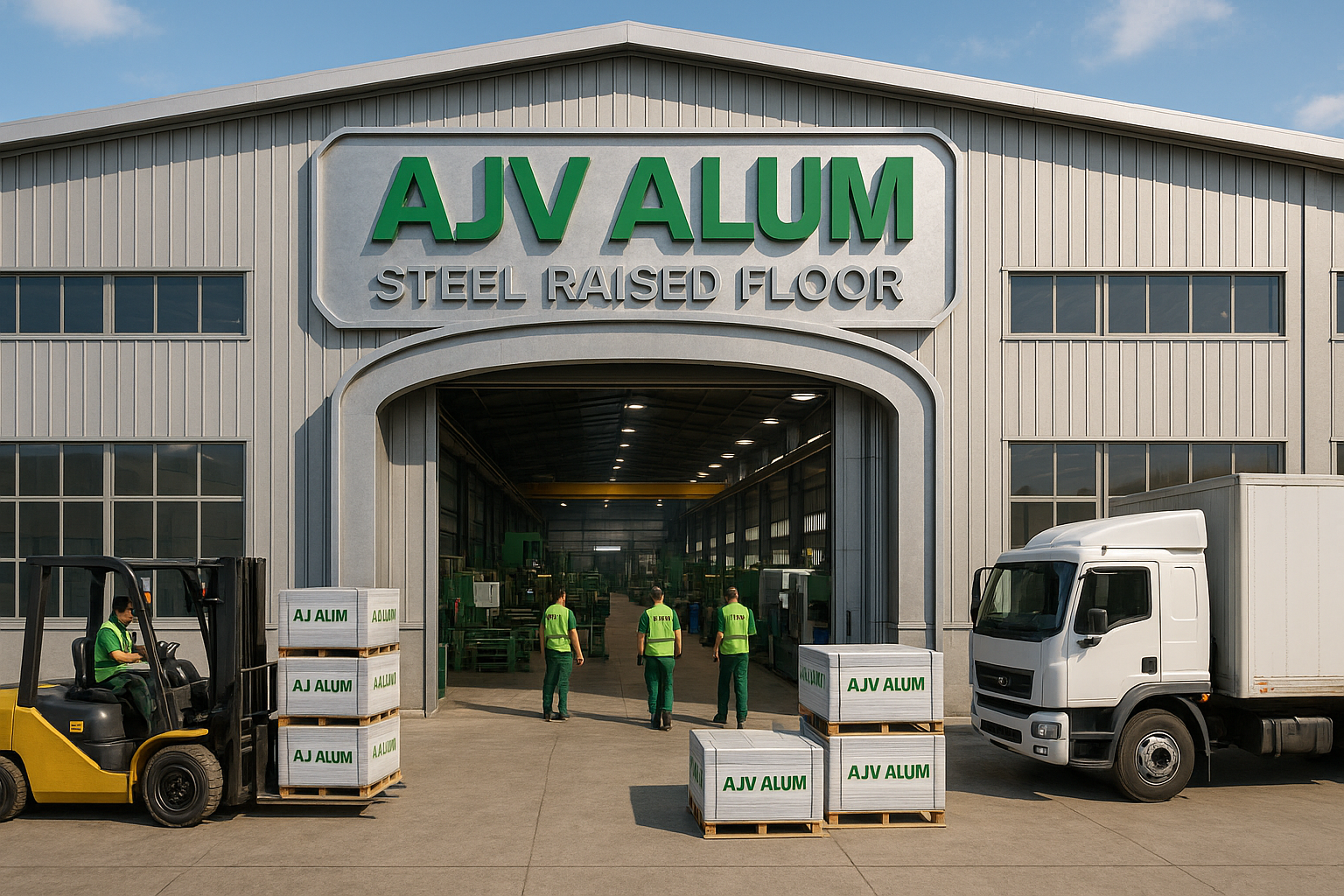 تولید کننده انواع سقف کاذب و کف کاذب آلومینیومی و فولادی