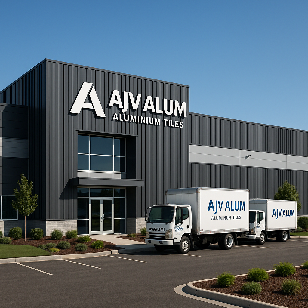 برند AJV آلوم؛ نوآوری و تخصص در تولید و عرضه لوور آلومینیومی مدل بارکدی سقف کاذب